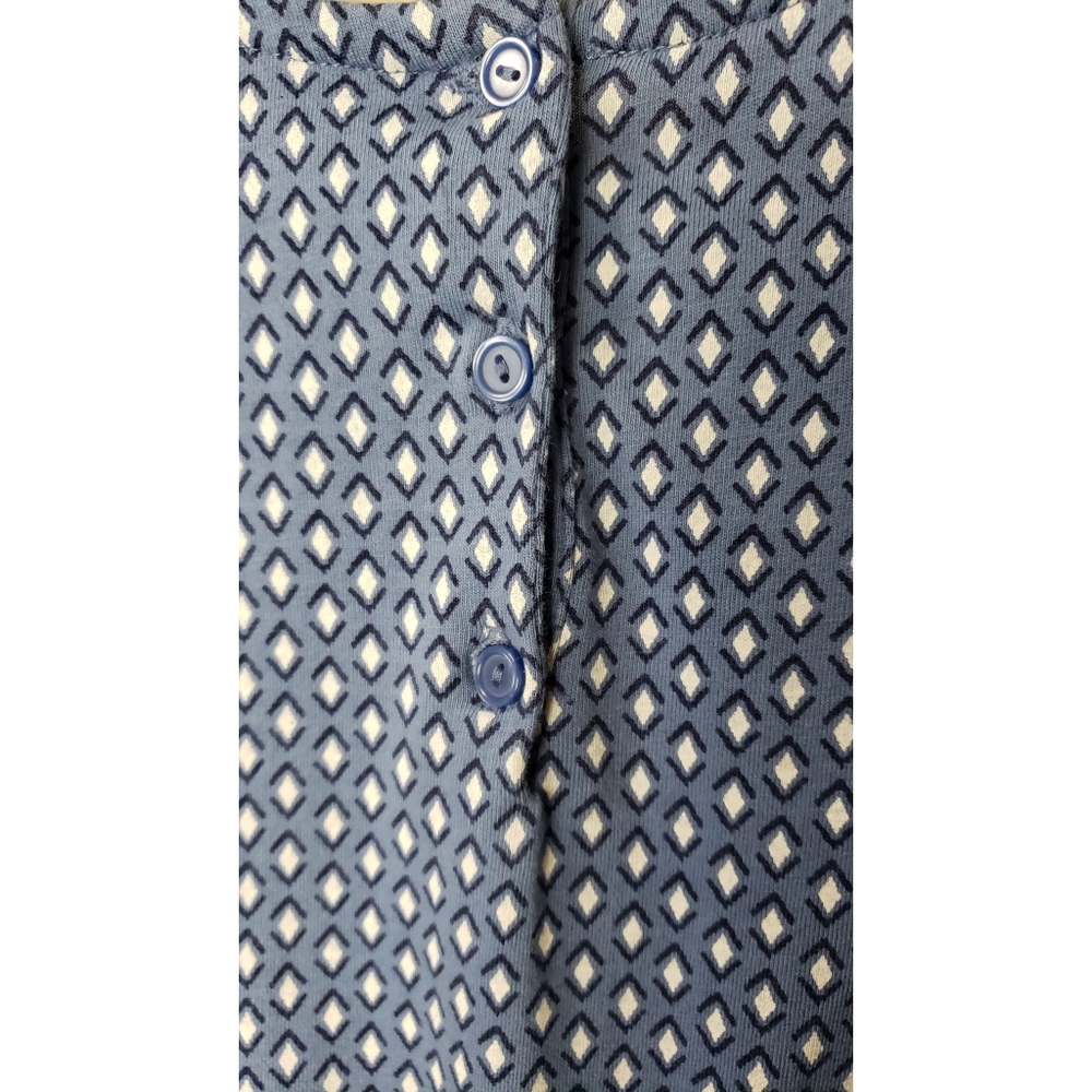 ♥️ Gymboree Ruffle Blue Diamond Ruffle Romper - Picture 3 of 8